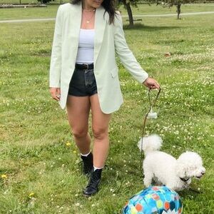 Pistachio Green Blazer